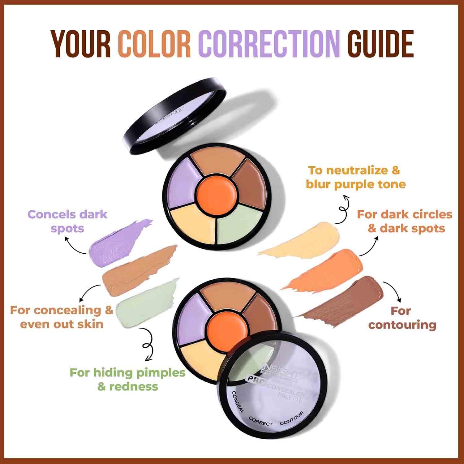 INSIGHT Cosmetics Natural Pro Concealer Palette Powder