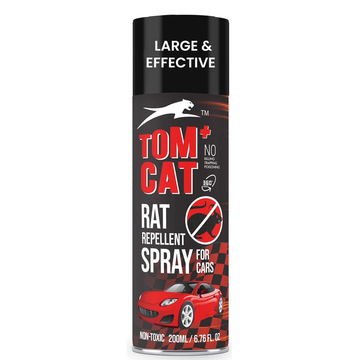 Shadow Securitronics Tom CAT No Entry Rat Repellent Spray for Cars Highly Effective with and Lasts 1 Year Leak Free Easy to Spray Nozzle