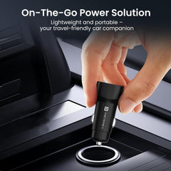 Portronics Dual Output Fast Car Charger with 30W Type-C PD & 30W USB, LED Indicator, Charging Adapter For Cars for iPhone & Android Smartphone, Smartwatch, Earbud, Power Bank - Wireless Accessory from Portronics - Shop in Sri Lanka at Arcade.lk