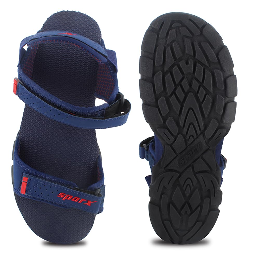 SPARX mens SS 119 | Latest, Daily Use, Stylish Floaters | Blue Sport Sandal - 7 UK (SS 119)