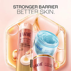 Lakmé Peach Milk Moisturiser SPF 30 with 2% Pro-Ceramide | Daily UV Defense, Hydrating & Skin Barrier Repair Face Cream | Lightweight, For Dry, Normal, Oily & Sensitive 120ml