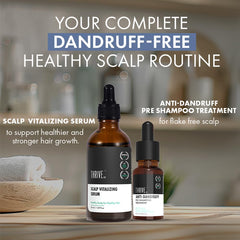 ThriveCo Anti-Dandruff Pre-Shampoo Serum for Itchy, Dry & Flaky Scalp | With Octopirox, Pentavitin & Arginine | Reduces Hair Breakage & Strengthens Hair for Men & Women | 10ml