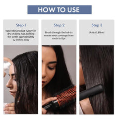 ThriveCo Heat Protection Spray For Hair -150 Ml, Hair Styling Spray For Women & Men, Heat Protectant Spray For Hair Upto 250°C & 2X Less Hair Breakage I Frizz Free & Helps In Damage Control