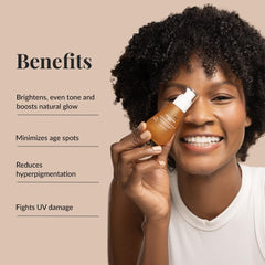 LuxaDerme Korean Ultra Brightening Face Serum with 77% Yuzu, Vitamin C Rich, Glutathione & Niacinamide | Clinically Proven Patented Actives to Reduce Dark Spots & Hyperpigmentation | Vegan Korean Skincare for Men & Women | 30ml | Glammy.lk
