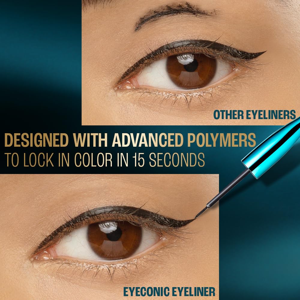 Lakme Eyeconic Liquid Eyeliner | Black | 4.5 ml