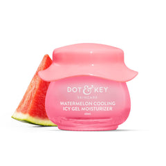 Dot & Key Watermelon Cooling Icy Gel Moisturizer | Instantly Cools Skin, Hyaluronic & Niacinamide | Controls Excess Oil, Boosts Radianc | Refreshes & Soothes Skin, Non-sticky & Non-greasy | 60g