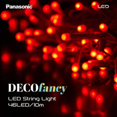 Panasonic Plastic Deco Fancy 10 MtrLED String Light (Red)