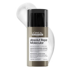 L'Oréal Professionnel Absolut Repair Molecular Deep Repairing Leave-in Mask for Damaged Hair | Repair up to 2 years of damage, in one use | 2% peptides bonder + 5 amino acids, 100 ml
