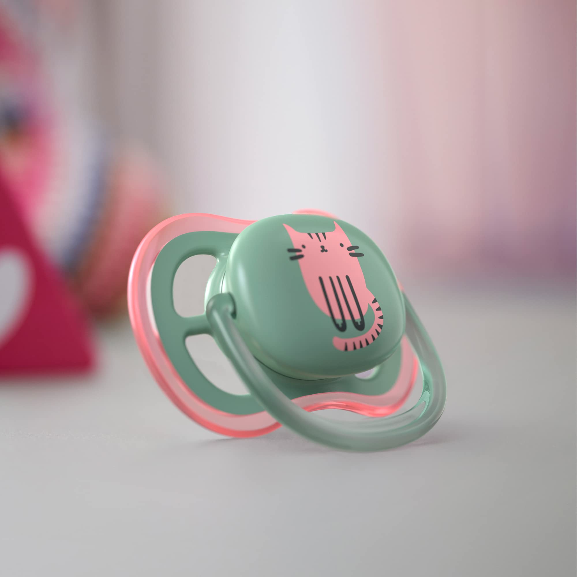 Philips Avent Ultra Air Soother 2 Pack - BPA-Free Soother for Babies Aged 6-18 Months (Model SCF085/18) By Fratelli