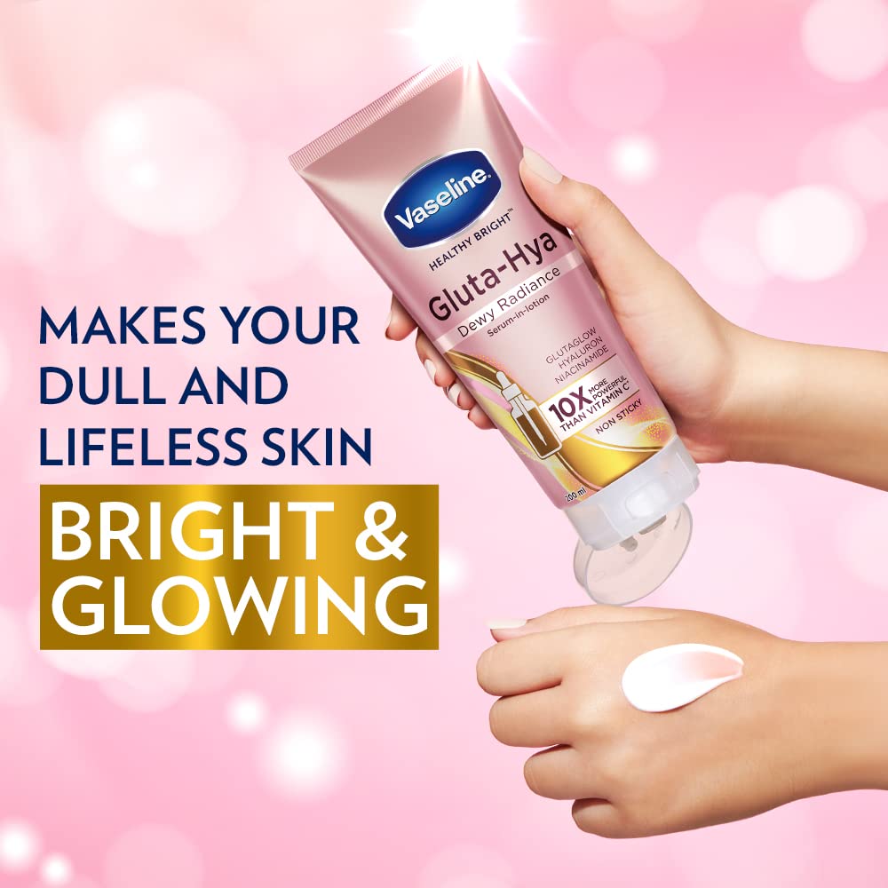 Vaseline Gluta-Hya Dewy Radiance, 200ml, Serum-In-Lotion, Boosted With GlutaGlow, for Visibly Brighter Skin from 1st Use - Beauty from Vaseline - Shop in Sri Lanka at Arcade.lk