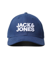 JACK & JONES Men's 100% Cotton JAC Jack & JonesCORE Baseball Cap Navy Peony ONE
