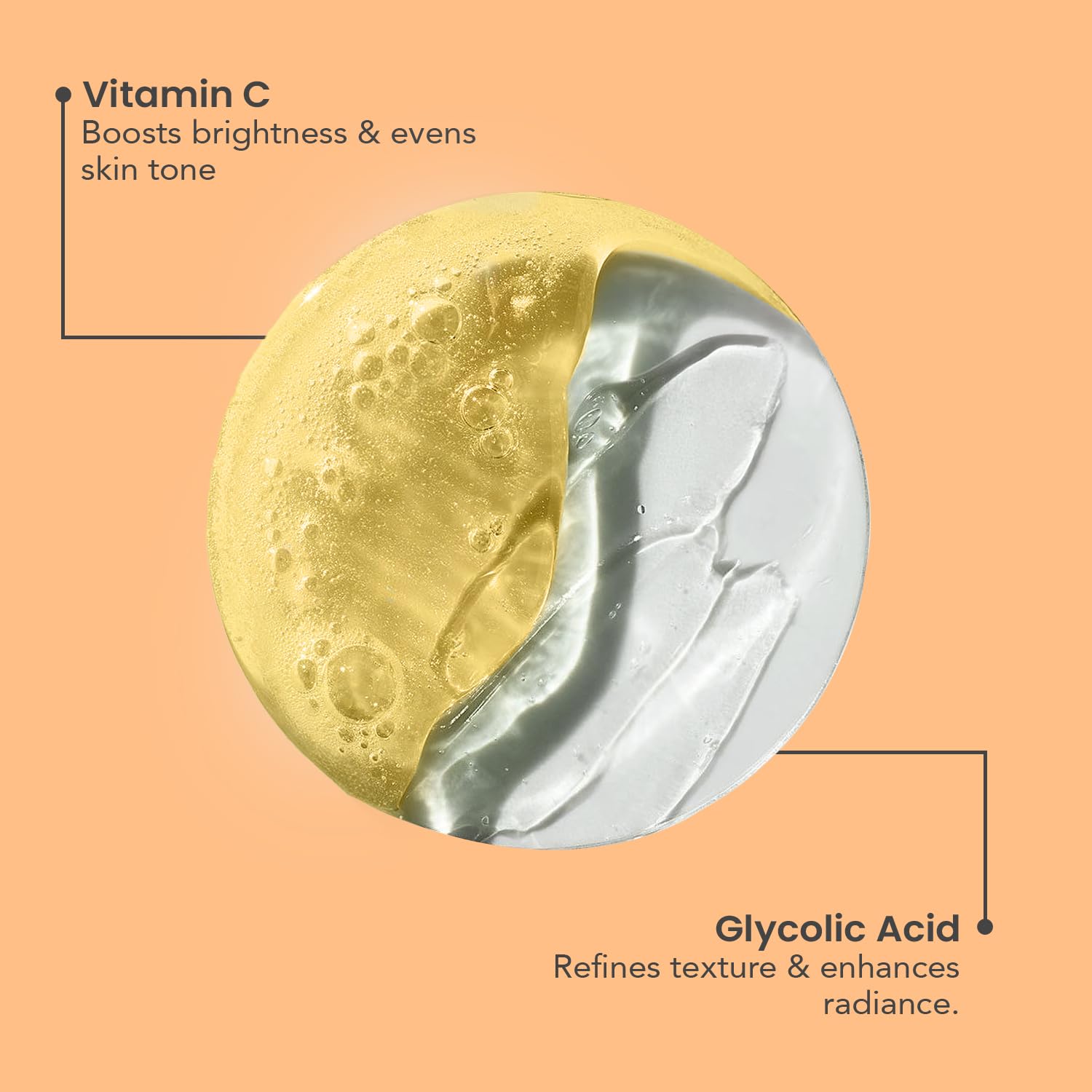 O3+ Vitamin C Face Serum Glow 30ml for Radiant Glowing Skin | Suitable for Combination Skin