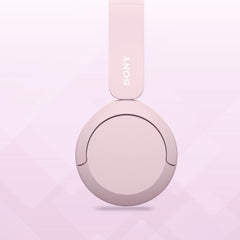 Sony WH-CH520 Wireless Bluetooth Headphones On Ear with Mic, Up to 50Hrs Battery-Pink
