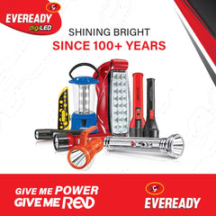 Eveready Led Torch Light | DIGILED DL42 | Super Bright White LED | 3000 LUX |Bright Flashlights for Emergencies and Camping Gear | Flash Light with AA Batteries Included |Black