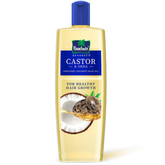Parachute Advansed Castor & Shea enriched Coconut Hair Oil 300ml | Up to 10x Stronger Hair| Moisturizes & Nourishes Hair | Reduces Hair Fall & Frizz | Prevents Hair Breakage| Vibrant Length & Volume