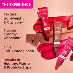 DOT & KEY Ceramide & Peptide Barrier Repair Lip Balm Spf 50, Pa+++|Warm Nude|Uva/Uvb Lip Protection|Soft Tinted Lip Moisturizer|Prevents Pigmentation| Lip Balm For Women|10Gm, Normal