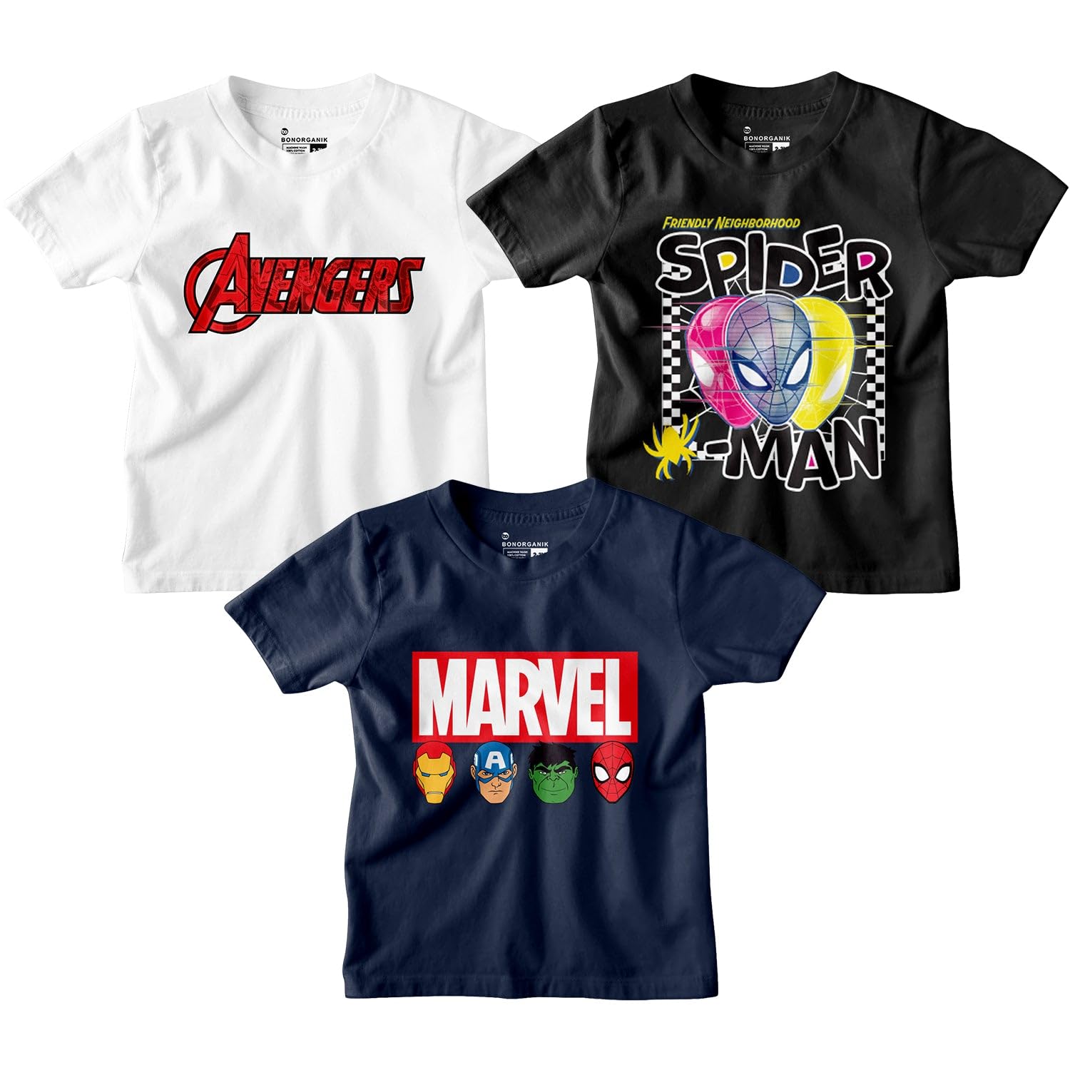 Bon Organik Boy's Regular Fit T-Shirt
