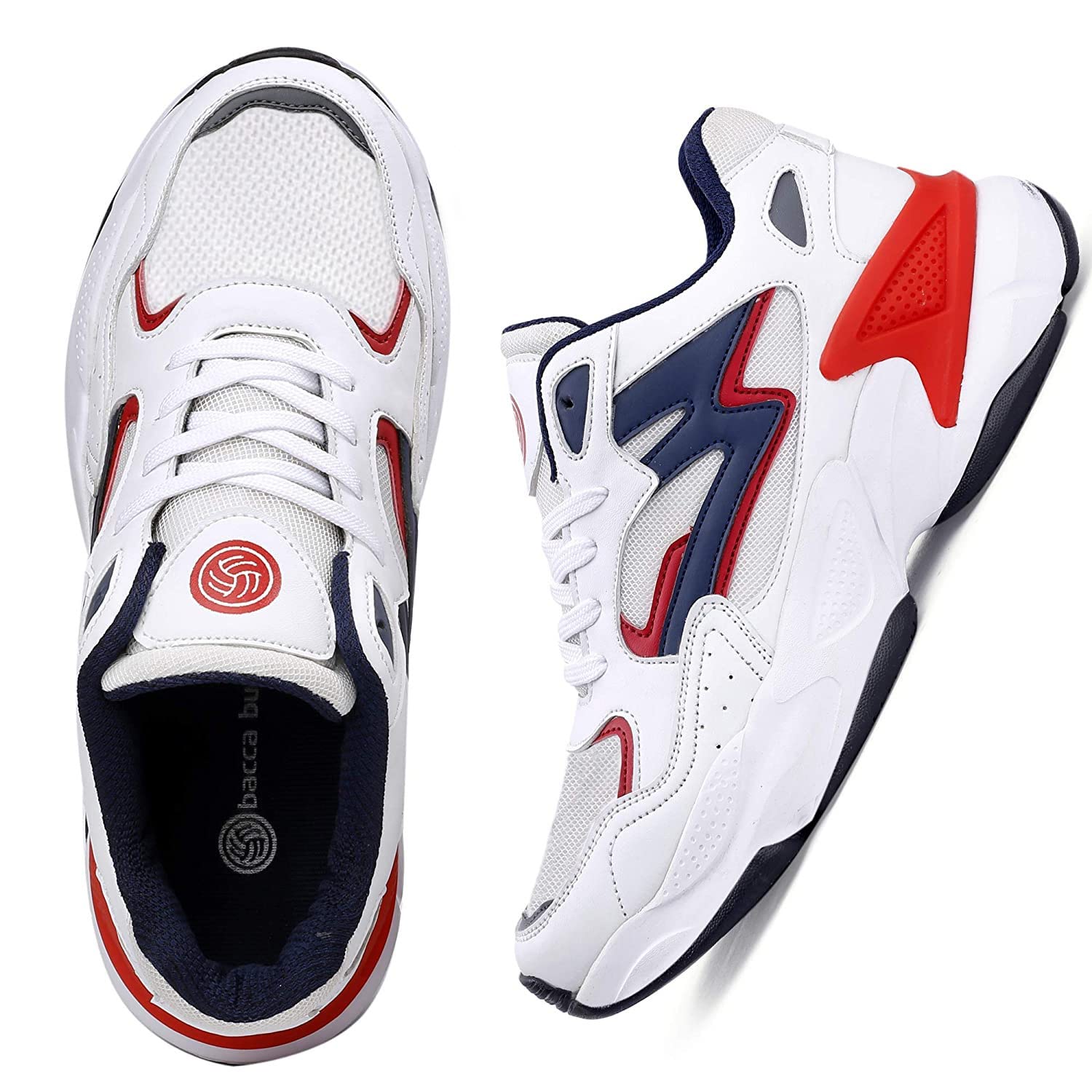 Bacca Bucci Men Lace Up Running Shoes
