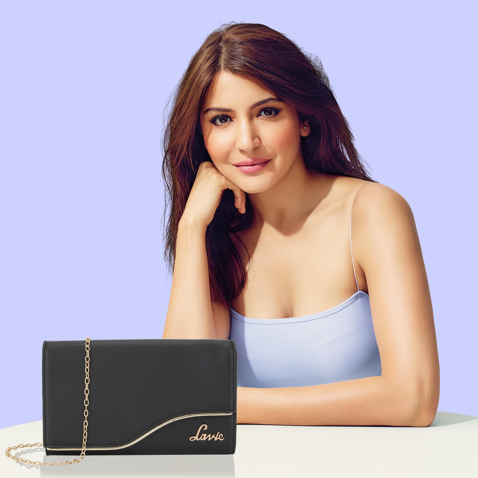 Lavie Women's Curve Ava Envelope Clutch | Ladies Purse Handbag
