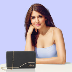 Lavie Women's Curve Ava Envelope Clutch | Ladies Purse Handbag