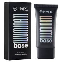 MARS Illuminati Base Dewy Primer with Highlighter | Glowy Dewy Primer for Face Makeup | Natural Finish (45ml) (GOLD)