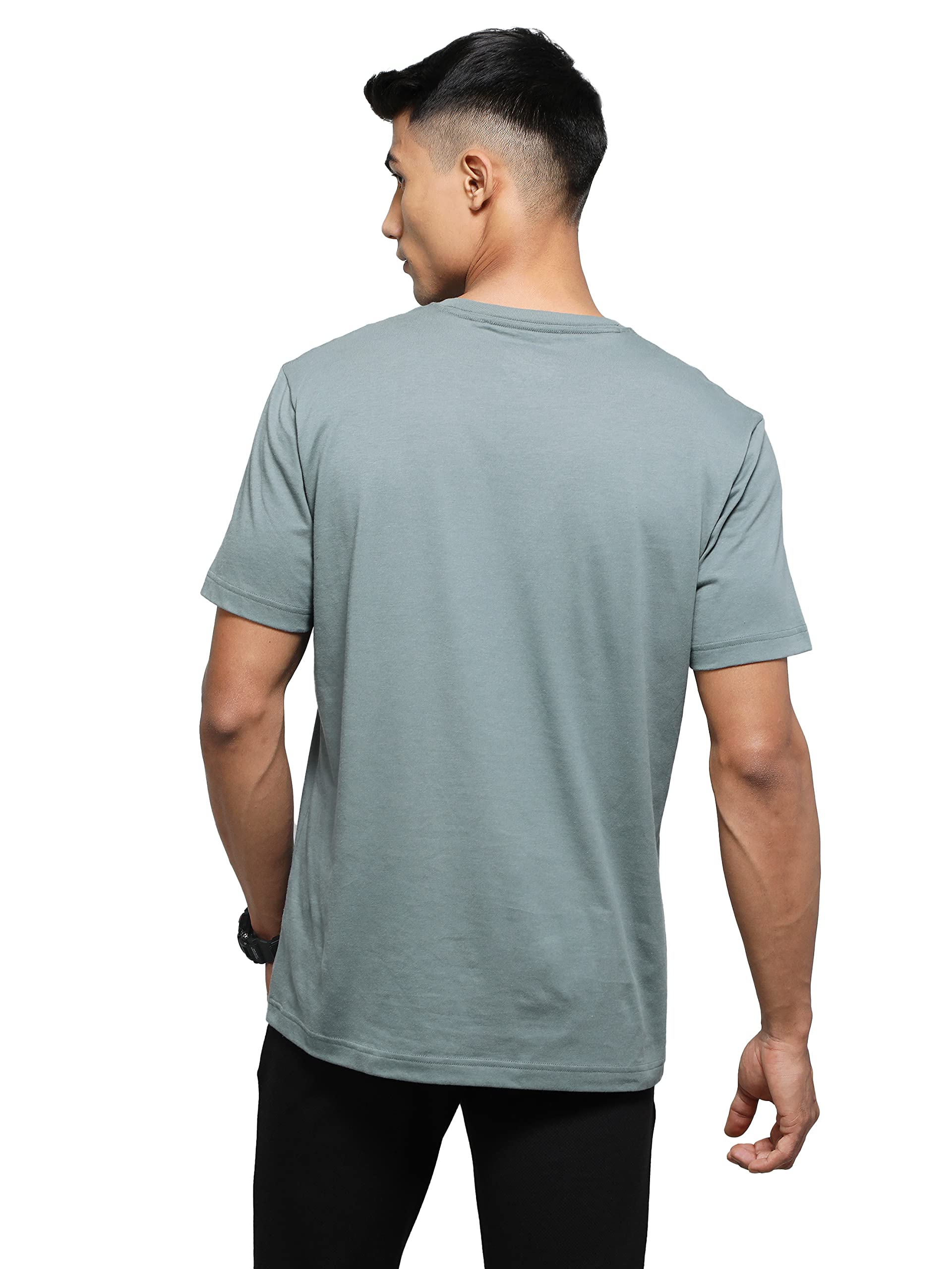 Jockey Men's Super Combed Cotton Rich Solid Round Neck Half Sleeve T-Shirt (Style_2714_Balsam Green) - Apparel from Jockey - Shop in Sri Lanka at Arcade.lk