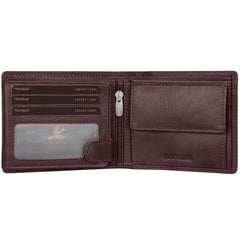 HORNBULL Stella Mens Brown Purse | Stylist Mens Wallet with RFID Blocking | Wallet Men Brown Genuine Leather Gift Set
