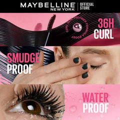 Maybelline New York Hypercurl Mascara Waterproof, Black, 9.2ml