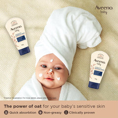 Aveeno Baby Soothing Relief Moisture Cream 100g | 24-Hour Protection for Dry, Itchy, Sensitive Skin | US pediatrician recommended | Hypoallergenic, fragrance-free & paraben-free
