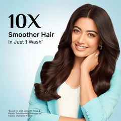 Pilgrim Patua & Keratin Hair SMOOTHENING SHAMPOO for Dry & Frizzy hair | Sulphate & Paraben free shampoo for Women & Men | Hair Smoothening & healthy scalp | 200 ml