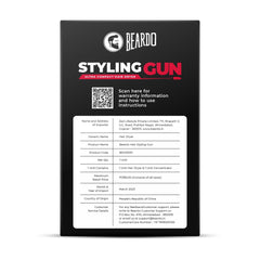 BEARDO Styling Gun Ultra Compact Hair Dryer | 1100 Watts Foldable Hair Dryer | 3 Heat 2 Speed Setting | Travel Friendly | Stylish Matte Black Finish | Gift For Friends | Gift for Husband