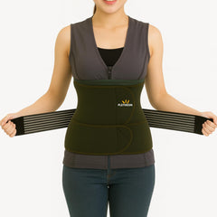 PLETHEON Post Pregnancy Belt For Belly, Waist & Pelvis Slimming belt For After Delivery C-Section Abdomen belt Postpartum Stomach Wrap Abdominal belt (Free size-Green),Cotton Blend