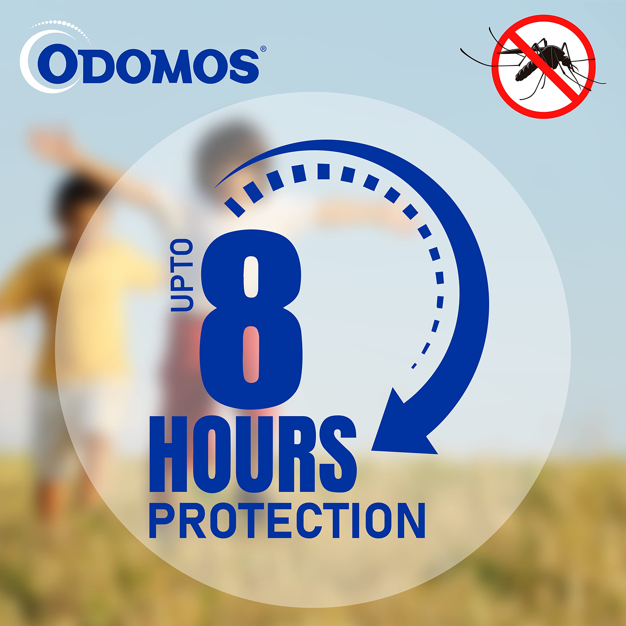 Odomos Mosquito Repellant Fabric Roll On - 8ml | Upto 8 Hrs Protection | Pediatrician Certified & Clinically Tested - Drugstore from Odomos - Shop in Sri Lanka at Arcade.lk