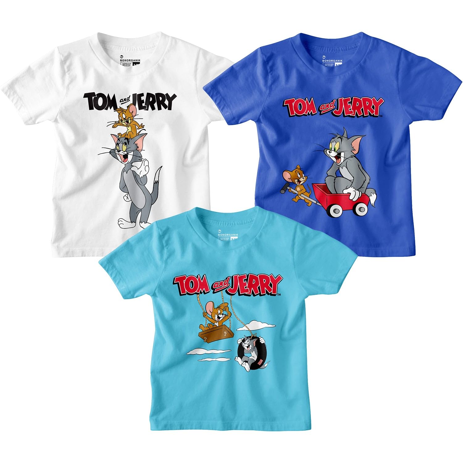 Bon Organik Boy's Regular Fit T-Shirt