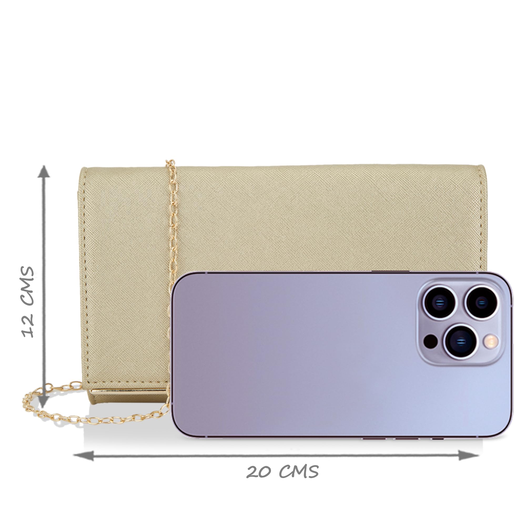 Lavie Women's Curve Ava Envelope Clutch | Ladies Purse Handbag