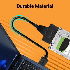 ZEBRONICS UTS100 USB 3.0 to SATA Adapter for 2.5 HDD/SSD with Plug & Play, Durable Material, Super Fast Transfer, Upto 5 Gbps, Black