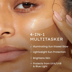 Hyphen Golden Hour Glow Sunscreen Spf 50 Pa++++ Dewy Glow & Bright Skin| Vitamin C Rich-10% Kakadu Plum & Peptides | 40G