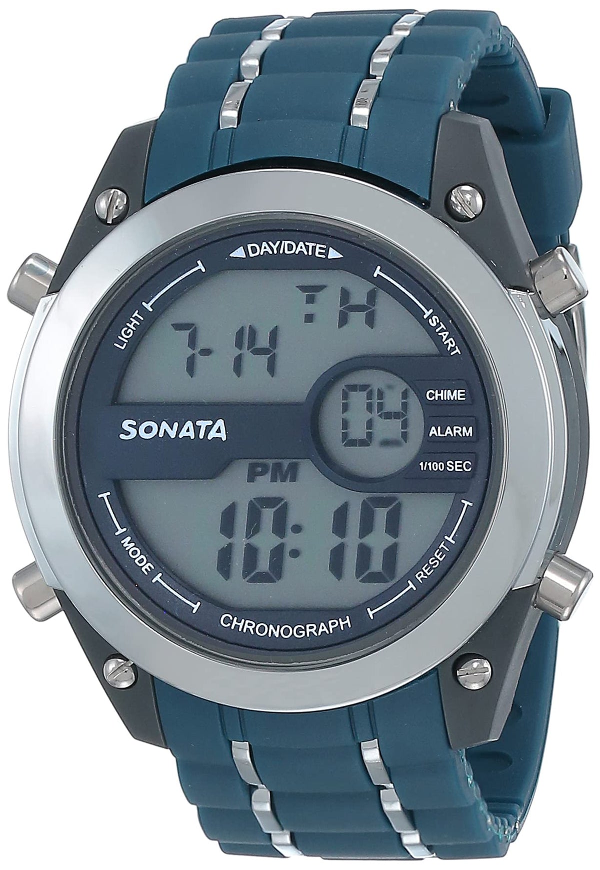 Sonata Superfibre Digital Grey Dial Men's Watch -NH77034PP03 - Watch from Sonata - Shop in Sri Lanka at Arcade.lk