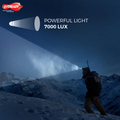EVEREADY DL89 Rechargeable LED Headlamp, USB Type-C, 90° Tilt