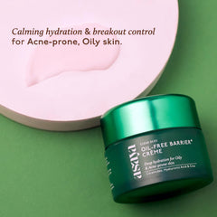 Asaya Barrier+ Oil-Free Moisturizer | Niacinamide, Hyaluronic Acid & Ceramides | With Dendriclear™ for Acne-Prone Skin | Fights Active Acne & Prevents Breakouts | Strengthens Skin Barrier | 50g