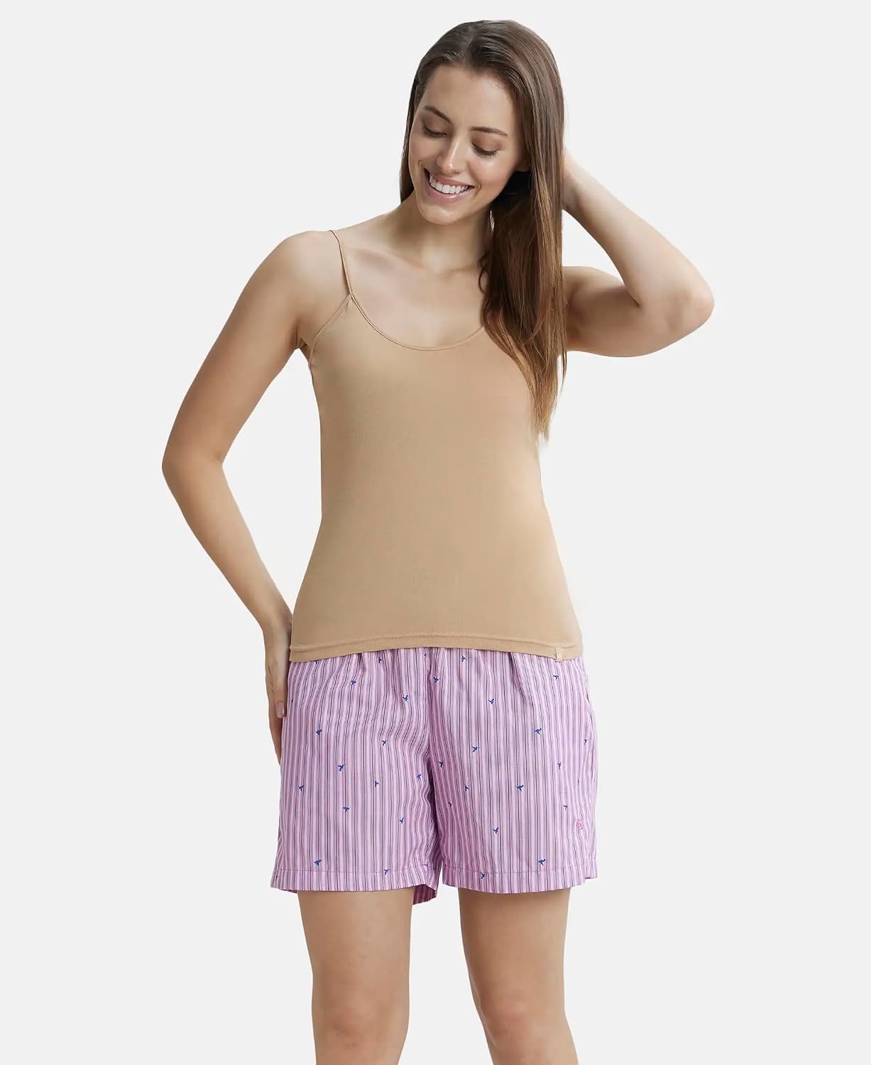 Jockey 1487 Women Super Combed Cotton Rib Camisole with Adjustable Straps