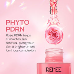 RENEE Pink Therapy PDRN Pink Peptide Face Serum For Glowing, Radiant Skin | Hydrates, Boosts Collagen, Evens Skin Tone | Hyaluronic Acid & Niacinamide Infused | 30 ml