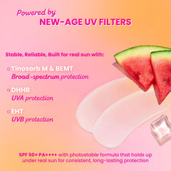 Dot & Key Watermelon Cooling Sunscreen, In-Vivo Tested SPF 50+ PA++++, With New-Age UV Filters, Instantly Cools skin, Controls Excess Oil, Broad Spectrum Protection, No White Cast, No White Cast | 50g | Glammy.lk