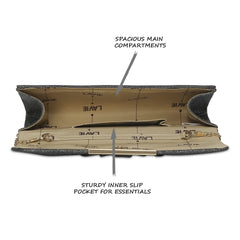 Lavie Women's Dazz Foldover Clutch Black Ladies Purse Handbag