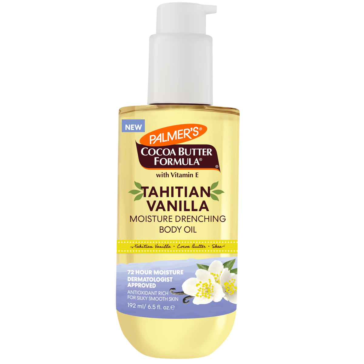 Palmer's Tahitian Vanilla Body Oil, Cocoa Butter Formula 192ml