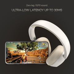 Noise Airwave Max 5 Wireless Over-Ear Headphones with Adaptive Hybrid ANC (up to 50dB), HFA Tech, 80H Playtime, Dual Pairing(Calm Beige)