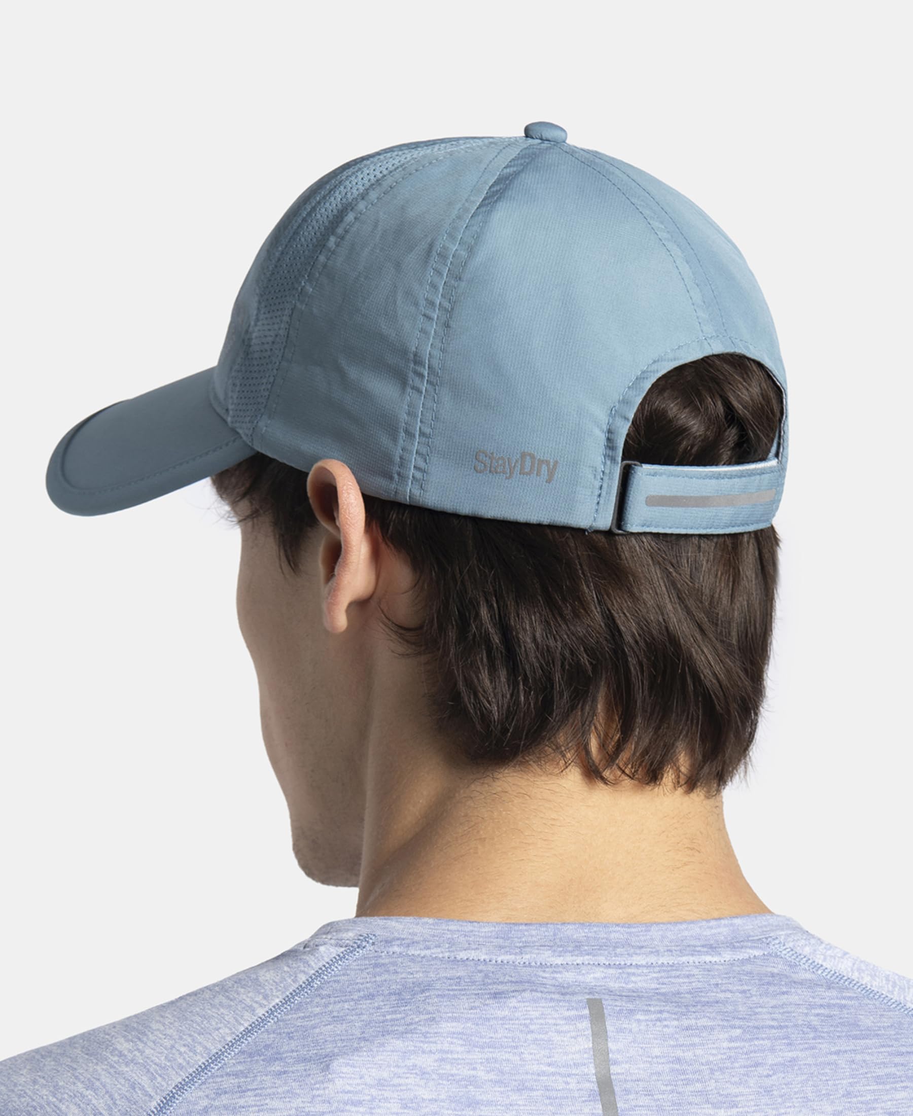 Jockey CP21 Men's Polyester Solid Cap with Adjustable Back Closure and StayDry Technology_Provincial Blue_Free Size