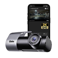 Qubo (2025 Edition) Car Dash Camera Pro 2K Resolution QHD Dash Cam from Hero Group | Made in India | USB Input | Wide Angle View | G-Sensor | Wi-Fi | Emergency Recording | Supports Up to 1 TB SD Card