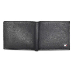 Tommy Hilfiger Leather Men Wallet (Black)