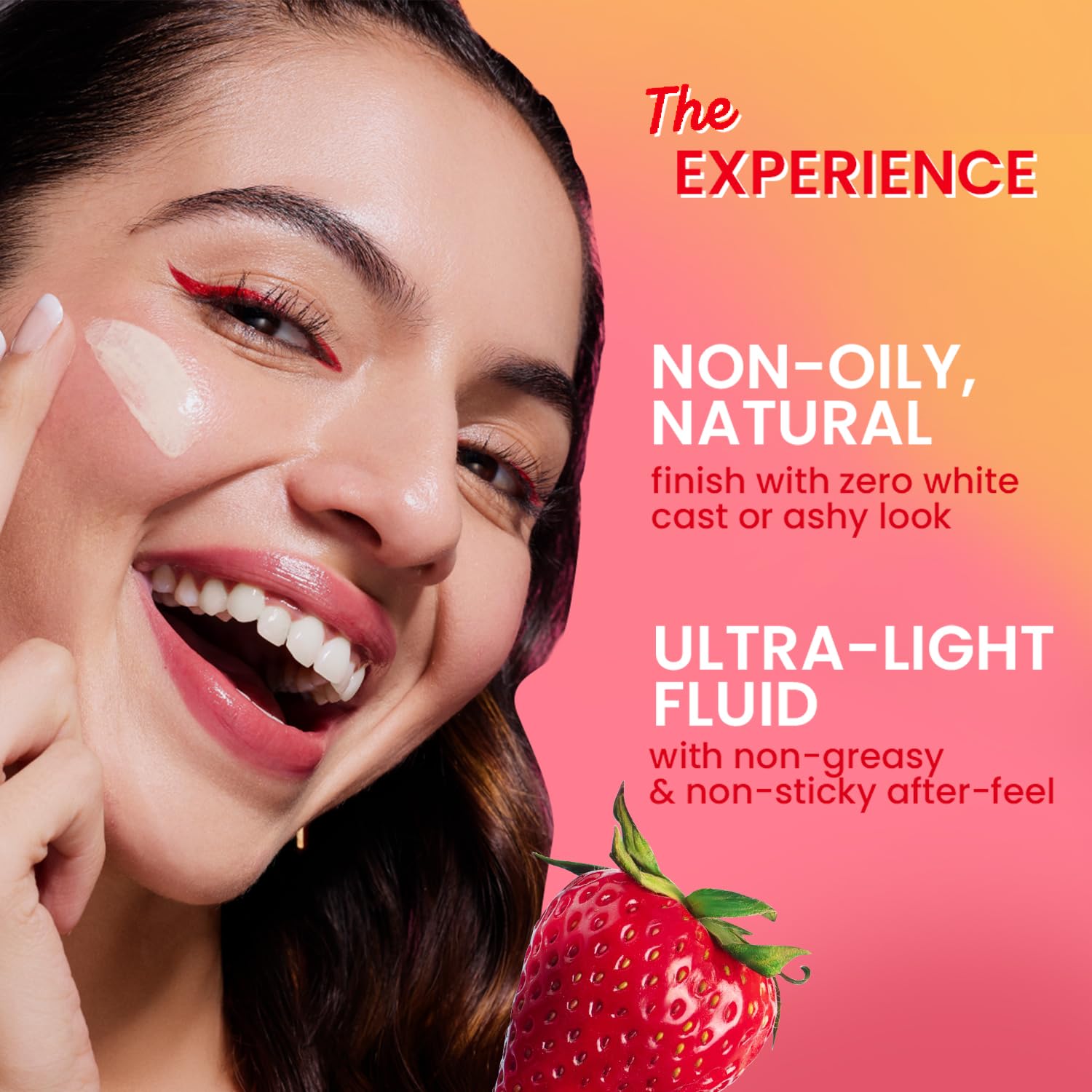 Dot & Key Strawberry Dew Tinted Sunscreen SPF 50+ Pa++++ - 01 Porcelain | Protection Against UA/UB | Broad Spectrum, Water & Sweat resistant | For All Skin Types | 50ml